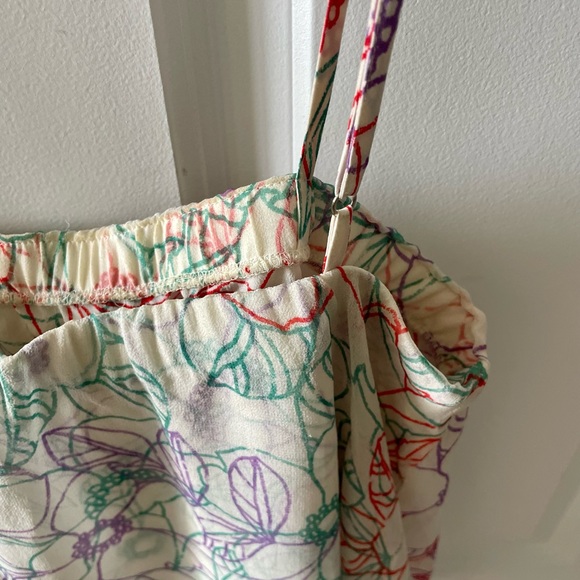 Maeve - Anthropologie Asymmetrical floral print cami - Picture 8 of 9